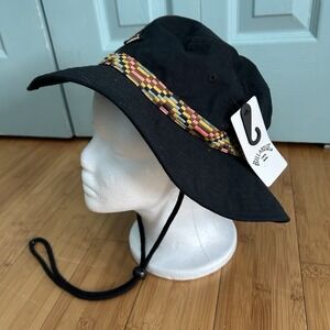 Billabong Men's Black Big John Bucket Hat Safari Outdoors Beach